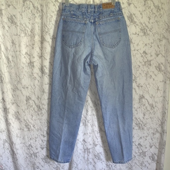 Vintage Lee High Waist Tapered Stone Wash 100% Cotton 10 Petite - Picture 8 of 14